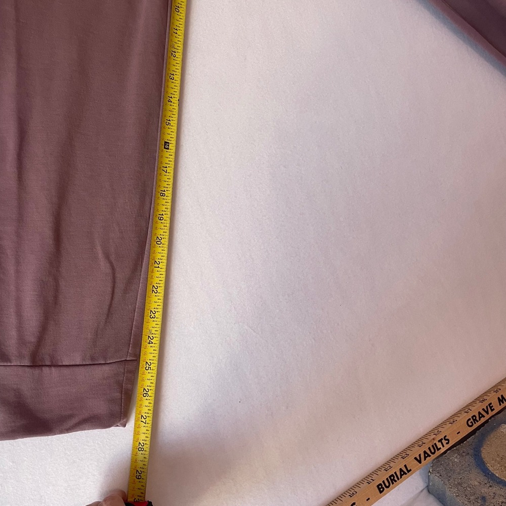 Eddie Bauer Lounge Womens Mauve Jogger Pants Soft Stretch Pockets Rose Sz Large‎ - Picture 4 of 11